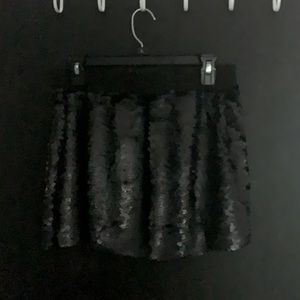 Sequin mini skirt